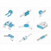 Ресурсный набор Bracket Robot Pack-Blue - «globural.ru» - Саранск