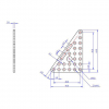 Треугольная пластина из анодированного алюминия Triangle Plate 6*8 (Pair) - «globural.ru» - Саранск