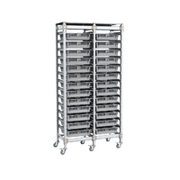 Стеллаж мобильный 2-х секционный для учебных наборов и цифровых лабораторных комплексов SenseDisc - «globural.ru» - Саранск