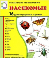 Демонстрационные карточки "Насекомые" - «globural.ru» - Саранск