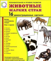 Демонстрационные карточки "Животные жарких стран" - «globural.ru» - Саранск