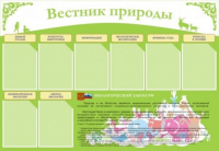 Стенд "Вестник природы" (вариант 4) - «globural.ru» - Саранск
