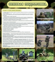 Стенд "Огневая подготовка" (вариант 2) - «globural.ru» - Саранск