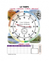 Le temps. Учебно наглядные пособия по французскому языку - «globural.ru» - Саранск