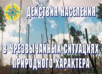 Комплект плакатов "Действия населения в ЧС природного характера" - «globural.ru» - Саранск