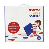 Подвижная развивающая игра "Форма, цвет, размер" - «globural.ru» - Саранск