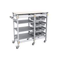 Тележка 2-х секционная для учебных наборов и цифровых лабораторных комплексов SenseDisc - «globural.ru» - Саранск