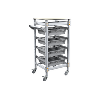 Тележка 1-секционная для учебных наборов и цифровых лабораторных комплексов SenseDisc - «globural.ru» - Саранск