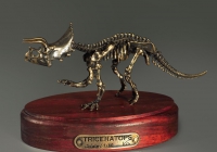 Модель скелета динозавра Triceratops - «globural.ru» - Саранск