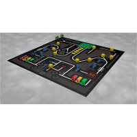 Соревновательное поле с элементами MakeX Stater Arenas Kit - «globural.ru» - Саранск