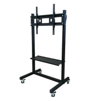 Мобильная напольная стойка для панелей 65-86 дюймов - «globural.ru» - Саранск