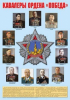 Плакат "Кавалеры ордена «Победа»" - «globural.ru» - Саранск