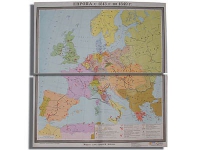 Учебная карта "Европа с 1815 - 1849 г.г." 1180*1070 мм (матовое, 2-стороннее лам.) - «globural.ru» - Саранск