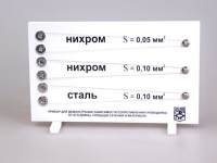 Прибор для демонстрации зависимости сопротивления проводника от его длины, сечения и материала - «globural.ru» - Саранск