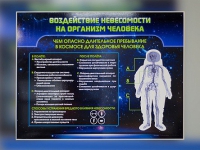 Стенд "Воздействие невесомости на организм человека" - «globural.ru» - Саранск