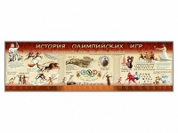 Настенное полотно "История Олимпийских игр" (10000 х 3000 мм) - «globural.ru» - Саранск