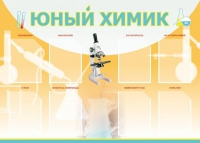 Стенд "Юный химик" (вариант 1) - «globural.ru» - Саранск