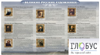 Стенд "Великие русские художники" - «globural.ru» - Саранск