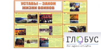 Стенд "Уставы закон жизни воинов" - «globural.ru» - Саранск