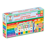 Развивающий тренажёр "Разноцветные окошки" 3-5 лет. Дополнительный набор карточек к базовому комплекту - «globural.ru» - Саранск
