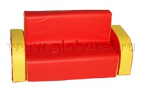 Диван с подлокотниками 120*35*45/20см (ВИК) - «globural.ru» - Саранск