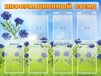 Стенд информационный с 7 карманами - «globural.ru» - Саранск