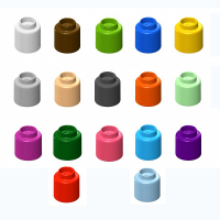  Элемент конструктора одиночный одноцветный Color Blocks 100 штук - «globural.ru» - Саранск