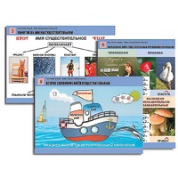 Комплект таблиц для начальной школы "Русский язык. Имя существительное" - «globural.ru» - Саранск