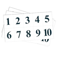 Набор цифр от 1 до 10 (для начальной школы) - «globural.ru» - Саранск