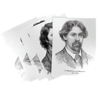 Комплект портретов отечественных и зарубежных художников  (22 штуки формат А3) - «globural.ru» - Саранск