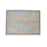 Учебная карта "Византийская империя и славяне в VI - ХI в.в. 1040*1420 мм" (матовое, 2-стороннее лам.) - «globural.ru» - Саранск