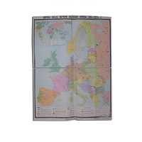 Учебная карта "Европа после 1-ой мировой войны" 1400*1060 мм (матовое, 2-стороннее лам.) - «globural.ru» - Саранск