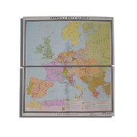 Учебная карта "Европа с 1815 - 1849 г.г." 1180*1070 мм (матовое, 2-стороннее лам.) - «globural.ru» - Саранск