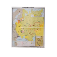 Учебная карта "Российская империя в 18 в." (матовое, 2-стороннее лам.) - «globural.ru» - Саранск