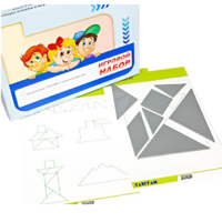 Игровой набор "Танграм" (с комплектом карточек) - «globural.ru» - Саранск