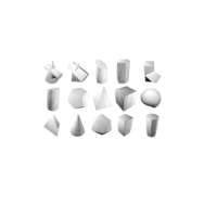 Комплект гипсовых моделей геометрических тел  - «globural.ru» - Саранск