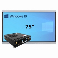 Интерактивная панель 75" (встроенный ПК, Win10, Intel i5) - «globural.ru» - Саранск