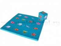 Игровой детский мат «Море» с кубиком (ВИК) - «globural.ru» - Саранск