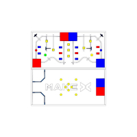 Соревновательное поле с элементами MakeX 2019 City Guardian Arena Expansion Kit for Blue Planet - «globural.ru» - Саранск