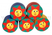 Пуфик «Солнышко» d=60*30см (ВИК) - «globural.ru» - Саранск