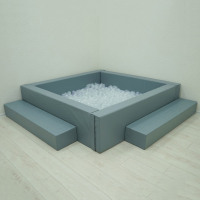 Сухой бассейн с шариками и RGB-подсветкой 190х190 см - «globural.ru» - Саранск
