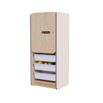 Закрытый шкаф с ящиками из коллекции мебели «НЕГА (цвет бежевый) - «globural.ru» - Саранск