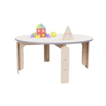 Круглый растущий стол из коллекции «НЕГА» р.гр. 0-1 (цвет бежевый) - «globural.ru» - Саранск