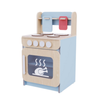 Плита с духовым шкафом из коллекции «НЕГА» (голубой) - «globural.ru» - Саранск