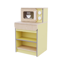 Модуль с микроволновкой из коллекции «НЕГА» (желтый) - «globural.ru» - Саранск