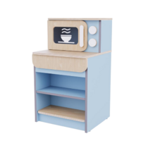 Модуль с микроволновкой из коллекции «НЕГА» (голубой) - «globural.ru» - Саранск