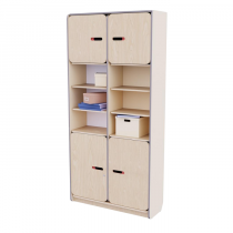 Рабочий стеллаж для воспитателя из коллекции «НЕГА» (цвет бежевый) - «globural.ru» - Саранск