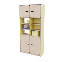 Рабочий стеллаж для воспитателя из коллекции «НЕГА» (цвет желтый) - «globural.ru» - Саранск