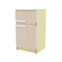 Холодильник из коллекции «НЕГА» (желтый) - «globural.ru» - Саранск