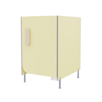 Гигиеническая кабинка из коллекции «НЕГА» (цвет желтый) - «globural.ru» - Саранск